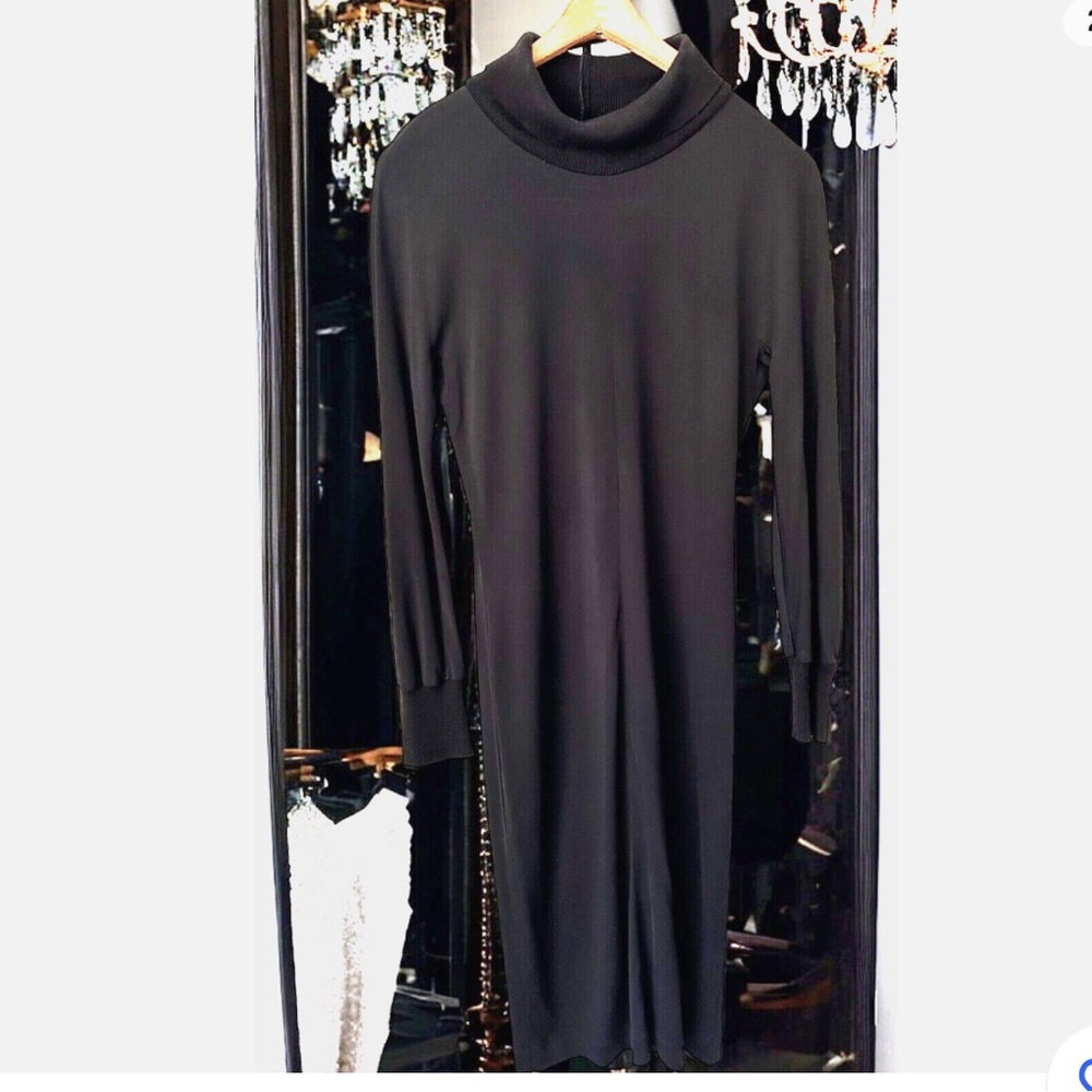 herve leger dress long sleeve Herve Leger Nadia long sleeved dress - Blue